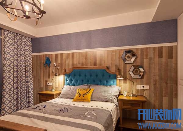 美式乡村卧室背景墙的设计手法，美式背景墙装修案例大赏