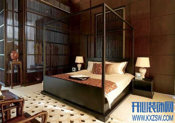 中式实木床的品类特征，营造卧室中的中式风情