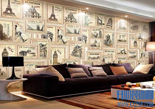 打造最潮最in的欧式沙发背景墙，潮流欧式客厅的吸睛典范