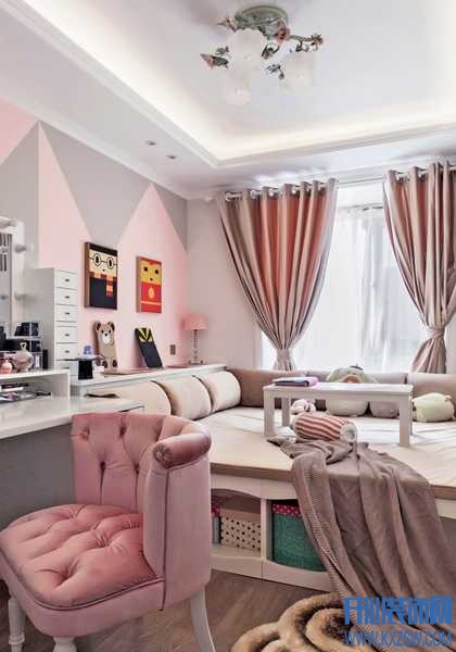 粉色女儿房适合搭配哪些家具？女生的房间应当如何布置呢