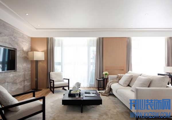 用奶白色家具布置单身公寓，让家的味道在空间中散开