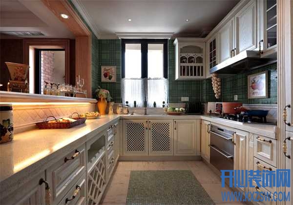 法式风格厨房装修设计理念，美学与功能的高度统一