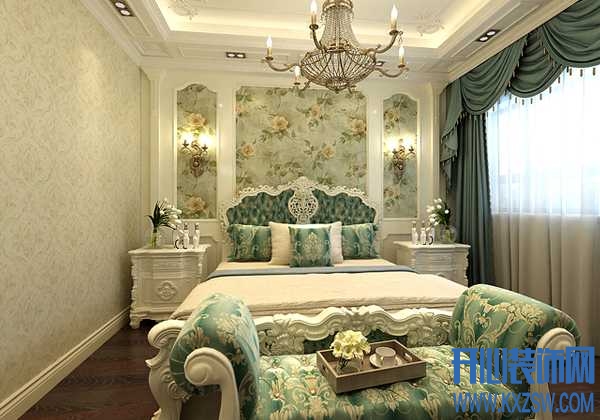 匠心独运的法式卧室背景墙设计，时尚与优雅的完美再现