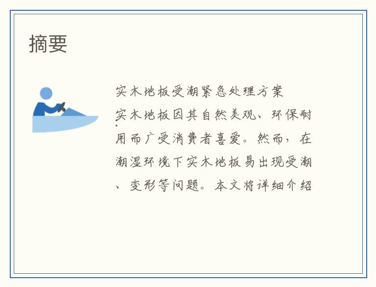 摘要